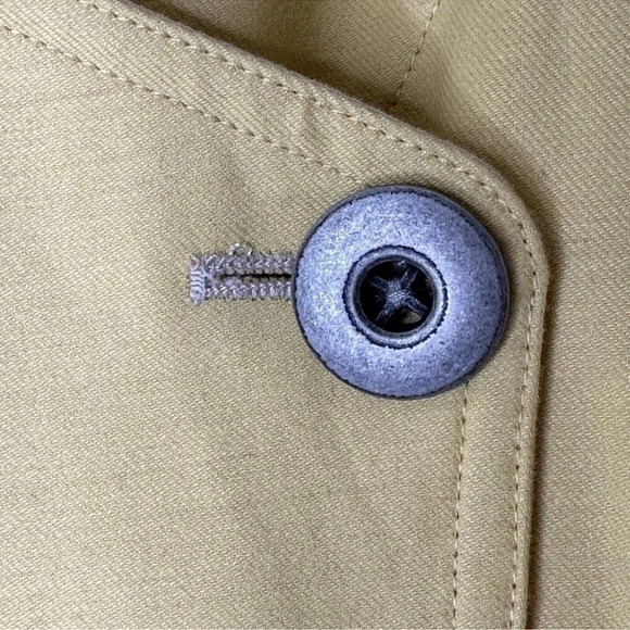 W by Worth Yellow & Beige Reversible Jacket Women’s Size L Large - Picture 5 of 9